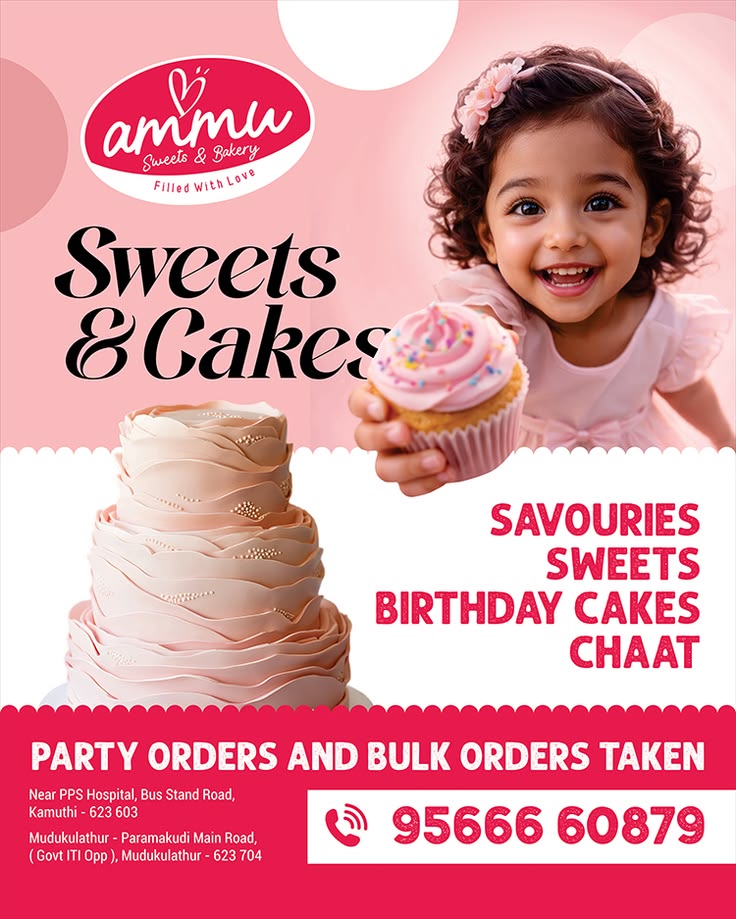 Cake Poster Design Poster Design project by Agaramudhala