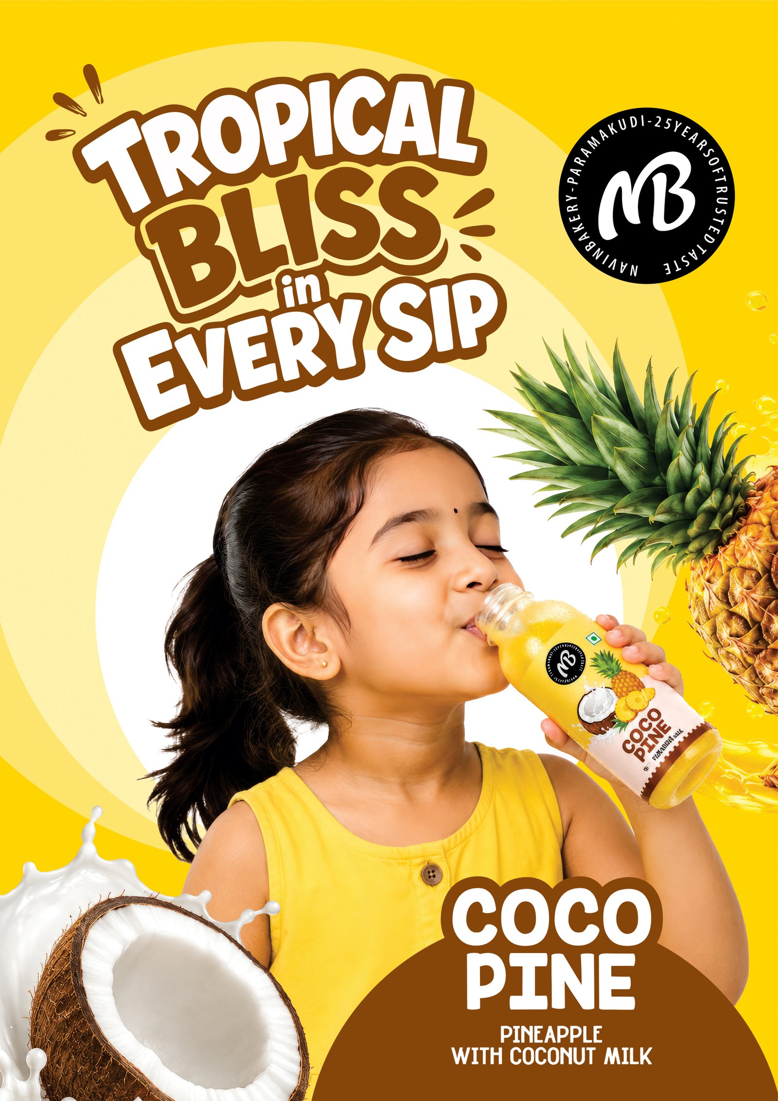 Coco Juice poster Poster Design design view 1